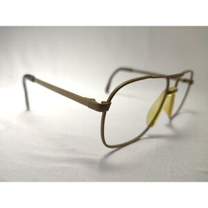 Rodenstock Brad Velvet Vintage Aviator Eyeglass Frames Gold Metal Malta 135